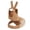 Brown, variant on 2026 Halloween Pet Snail Costume, One-Piece Hooded Plush Snail Tentacles & Rolled Shell Harness Vest Apparel Outfit for Cats Small Medium Dogs Cosplay Party Brown M