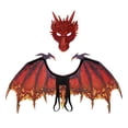 thumbnail image 2 of Máscara de alas de Disfraz Yuyangstore para adultos rojo, 2 of 8