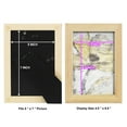 thumbnail image 4 of Une Fleur II - Framed Print w/glass - Natural Wood, 4 of 8