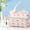 E#7442🎉, variant on Large Capacity Quilted Cotton Cosmetic Tote Bag | Portable Makeup Organizer 25x20x9cm • Multi-Compartment Storage • Odorless, Elegant Design • Travel-Friendly, High Appearance