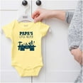 thumbnail image 5 of Papa's Little Helper Handyman Dad Romper Boys or Girls Infant Baby Brisco Brands NB, 5 of 6