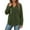 A-Green331, variant on XIAONU Womens Hoodies Loose Fit Long Sleeve V Neck Drawstring Hooded Sweatshirt Simple Solid Color Relaxed Fit Oversize Hoodie