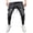 Black, variant on Men Cargo Joggers Casual Drawstring Waist Tapered Fit Stretch Pants with Multiple Pockets for Everyday Wear