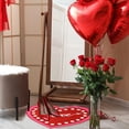thumbnail image 4 of TIMIFIS Polyester Carpet, Valentine's Day Carpet Three Sizes Faux Wool Entry Door Mat Bathroom Non Slip Mat Pattern Valentine's Day Decoration Home Decor, 4 of 6