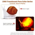 thumbnail image 2 of Ziro 3D PLA PRO Filament, 1.75mm 1kg, Transparent Caramel, 2 of 8
