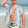 thumbnail image 7 of Susaid Poodle Dog Print Hawaiian Shirts for Men Women,Hawaiian Summer Short-Sleeve Casual Relaxed-Fit Button-Down,XX-Large, 7 of 7