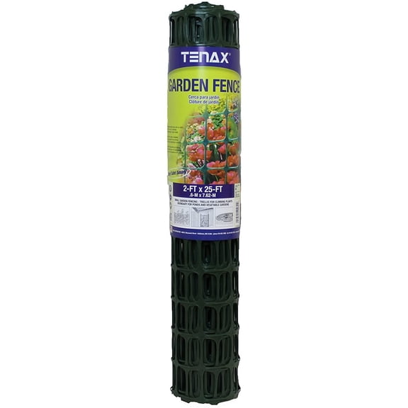 Tenax Garden Fence, 2 x 25-Feet, Green