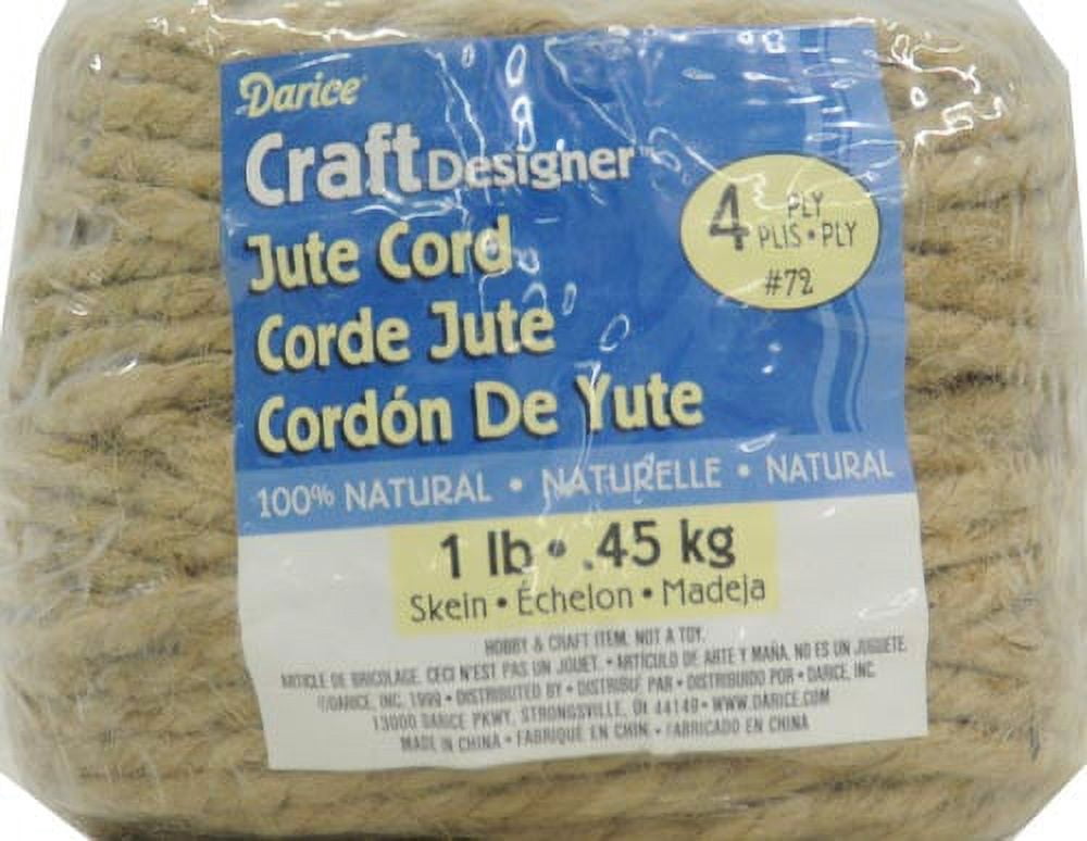 Darice Jute Cord, 1 Each, 1 Lb.