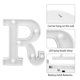 thumbnail image 1 of Lámpara 3D 26 Letras Alfabeto LED Marquee Sign Light Interior Wall Hang Night Lamp (R JShteea Para estrenar, 1 of 7
