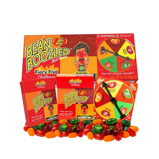 SPICY JELLY BEAN GAME WITH FIVE LEVELS OF HEAT. Beanboozled Jelly Beans
