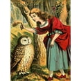 thumbnail image 1 of BoPeep And Owl - CANVAS OR FINE PRINT WALL ART PRINT, 1 of 1