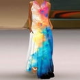 thumbnail image 1 of Fankiway Robe Débardeur Décontractée Imprimée pour Femmes, Robe de Plage Sans Manches avec Poches, Grande Taille, 1 of 5