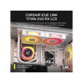 thumbnail image 5 of Corsair iCUE LINK TITAN 240 RX LCD Cooling Fan/Radiator/Water Block, 5 of 16