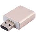 thumbnail image 4 of Tarjeta de sonido USB 7.1 externa (3 unidades) con conector de 3,5 mm para auriculares, micrófono y audio estéreo para PC, ordenador y portátil., 4 of 8