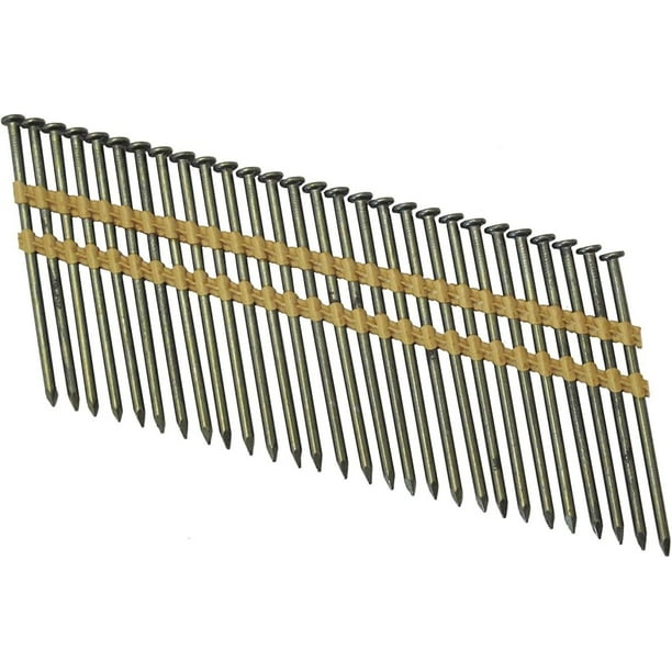 BalyFovin 16d Short 314Inch x 131 Vinyl Coated Smooth Shank 21 Full Round Head Plastic