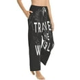 thumbnail image 2 of Bingfone Pajamas For Women,Travel The World1 Pajama Pants With Pockets-Large, 2 of 9