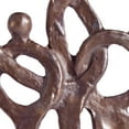 thumbnail image 3 of Danya B. 8.5 in Cast Bronze Abstract Figure Family of 4 Ring of Love Statue, 3 of 5