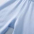 thumbnail image 4 of GiLiling Baby Joggers for Boys Girls Baggy Sweatpants Solid Elastic Waist School Pants Casual Sport Trousers (Light Blue, 0-3 Months), 4 of 8