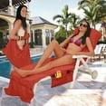 thumbnail image 1 of PALIFEUR Ensembles de Literie Couette Chaise Serviette de Plage Chaise Housse de Serviette de Plage Microfibre Chaise de Piscine une Serviette Est Incluse comme Cadeau, 1 of 7