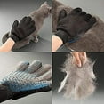 Pet Dog Cat Rabbits Horses Grooming Deshedding Glove Bath Brush Comb