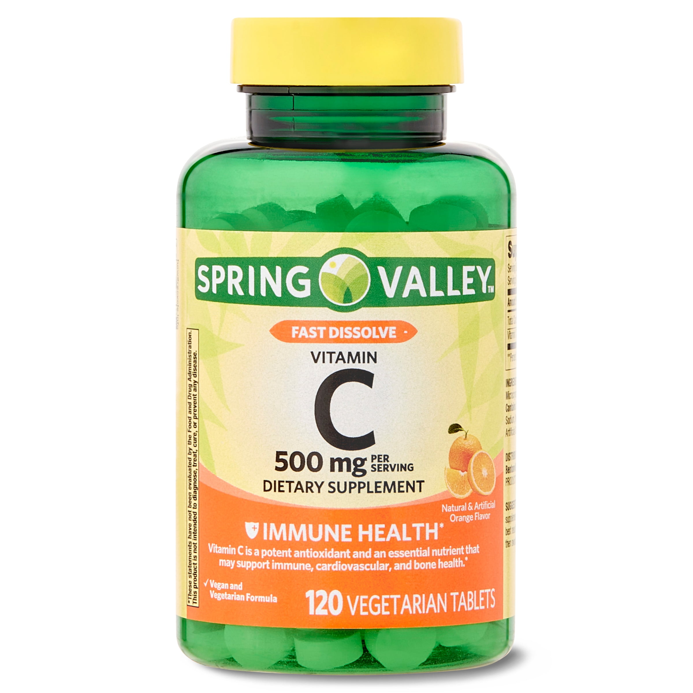 Spring Valley Vitamin C Fast Dissolve Tablets Dietary Supplement