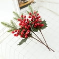 thumbnail image 6 of 5PCS Artificial Small Red Fruit Berry Decorations, Christmas Berry Accents, Mini Fake Fruit Ornaments for Home Table Decor, Christmas Tree & Holiday Displays, 6 of 7