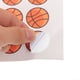 thumbnail image 2 of KAKOWELY 1 hoja de tatuajes de baloncesto, tatuajes temporales, pegatinas de maquillaje, tatuajes temporales deportivos, 2 of 5
