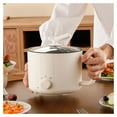 thumbnail image 5 of Electric Hot Pot with Stainless Steel Steamer, Multi-Functional Skillet Dual Fast Heating Portable,Electric Cooker Non-Stick,Cooker Pot for Shabu-Shabu Noodles Soup Oatmeals, 5 of 8