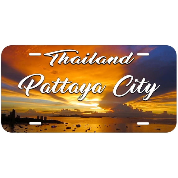 Pattaya TAG03 Thailand Novelty Car Auto License Plate