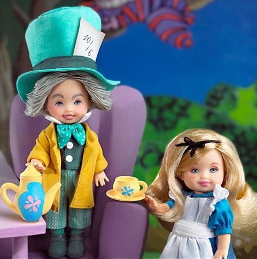 Barbie Dolls: Kelly and Tommy as Alice and the Mad Hatter
