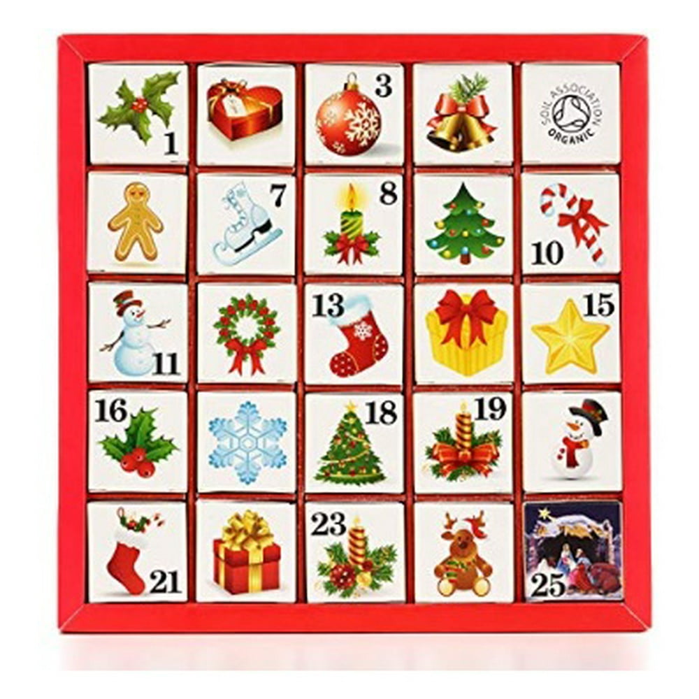 English Tea Shop Organic Christmas Ornaments Advent Calendar Teas 25