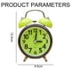 thumbnail image 2 of Reloj despertador pequeño y ruidoso de 3" para personas que duermen profundamente, reloj despertador con dos campanas que funciona con pilas, 2 of 6