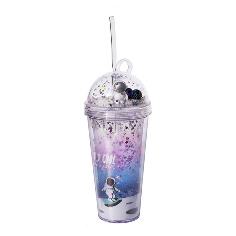 New Plastic Double Wall Glitter Tumbler with Straw Cute Kawaii Dinosaur Toy  Drinking Cup with Double Lids Dolls - China Plastic Cup and Reusable Travel  Cup price