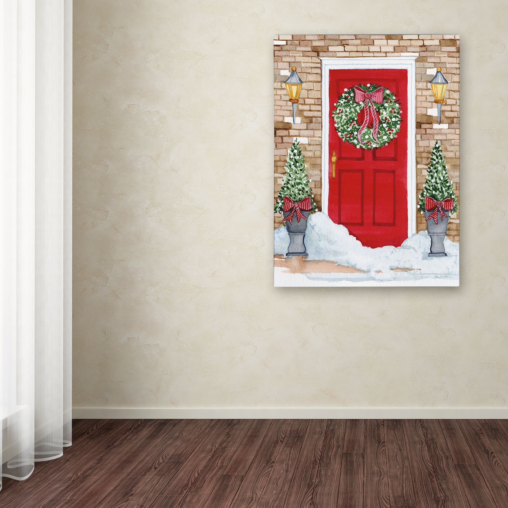 Trademark Fine Art 'Night Before Christmas I' Canvas Art by Kathleen Parr McKenna