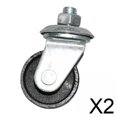 thumbnail image 1 of Ruedas para gato de suelo,Ruedas para gato de piso de 4 toneladas con vástago de 16 mm,Ruedas giratorias Race Jack Ruedas negras Accesorios,Ruedas giratorias de repuesto para remolque de barco, 1 of 8