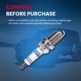 thumbnail image 4 of MOCA AUTOPARTS 4Pcs Spark Plugs Fit for Chevrolet Chrysler Dodge Honda Kia Nissan Toyota Hyundai, 4 of 9