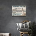thumbnail image 5 of Rustic Lighthouse Wall Art Christian God Says You Are Bible Verse Pictures Wall Decor Canvas Prints Framed Barn Butterfly Painting Artwork for Bathroom Kitchen Living Room Office Church 16"x12", 5 of 6