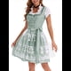 thumbnail image 2 of Trajes de Oktoberfest para Mujer: Vestido Dirndl para el Traje Tradicional Bávaro Alemán Verde S, 2 of 8