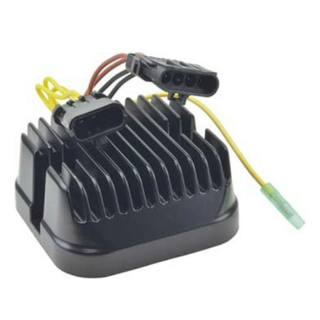 NEW 12V BLACK REGULATOR FITS POLARIS ATV SPORTSMAN 500 700 EFI 2008-2009 4011569