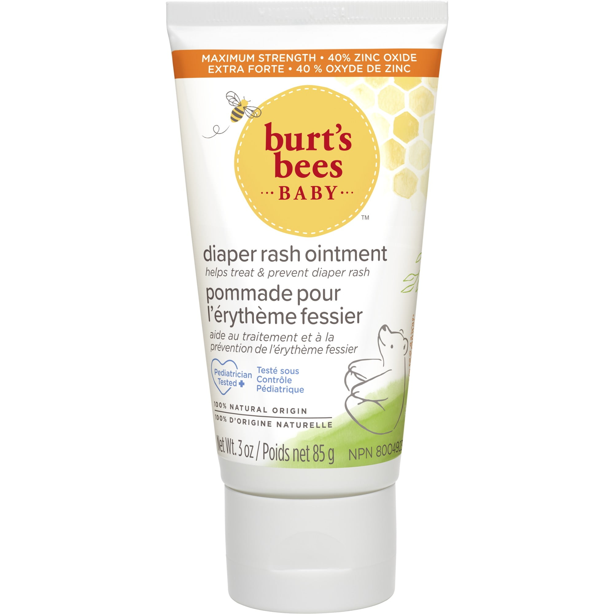 Sneeuwwitje industrie Boekhouder Burt's Bees Baby 100% Natural Origin Diaper Rash Ointment, 3 Ounce Tube -  Walmart.com