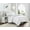 White, variant on Swift Home Diamond Textured Soft Touch Duvet Cover Set, All Season Bedding with Zipper Closure, Includes Pillow Shams, Full/Queen, White