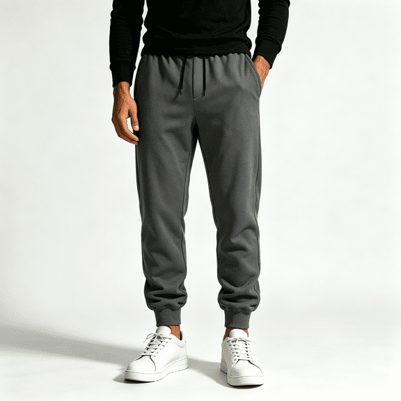 LIBRCLO Mens Sweatpants with Pockets Baggy Jogger Fleece Sweatpants Elastic Open Bottom Casual Athletic Sweat Pants
