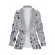 thumbnail image 2 of Gibobby Blazer de mujer Chamarra blazer para mujer estilo casual con botones solapa para negocios color liso ligero ropa exterior con bolsillos(C,CH), 2 of 5