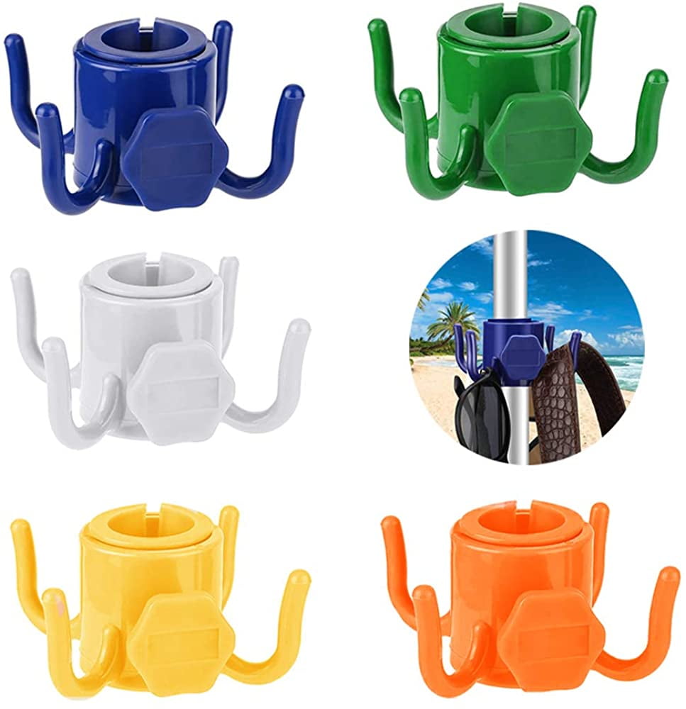 Beach Umbrella Hanging Hook,4prongs Plastic Umbrella Hook Hanging for