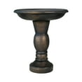 thumbnail image 4 of 22-Inch Glass Fiber Reinforced Concrete Bird Bath for Garden, Patio Decor, 4 of 7