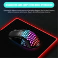 thumbnail image 6 of LED Gaming Mouse Pad Large Desk Mat Mousepad LED Easy Nonslip Rubber Base Extended Light Computer Office Mousepad, 6 of 14