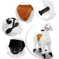 thumbnail image 7 of DEYGIA Ride on Horse for Kids with Reins and Cowboy Hat, Riding Horse Toy for 4 to 8 Years, (35.43'' Height) Ride on Horse Plush Walking Animal, Max Load 165LBS, 7 of 7