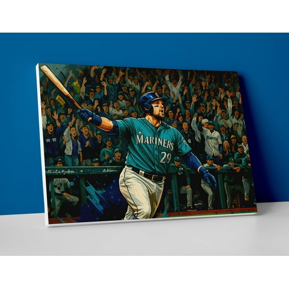 Cal Raleigh Mariners Poster or Canvas Wall Art