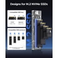 thumbnail image 3 of Carcasa SSD ORICO M.2 NVMe USB 3.2 Gen 2 (10 Gbps) Azul, 3 of 7