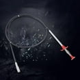Snake Drain Shower Drain Clog Removal Tool 4 Prong Folding Toilet